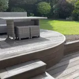 Curved decking